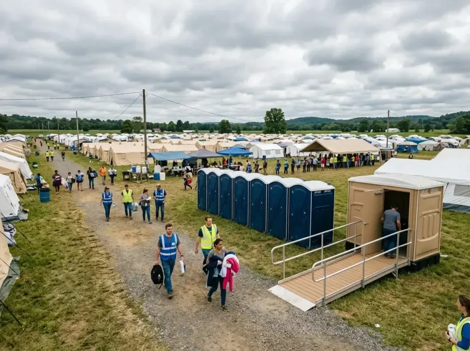 disaster-relief-camp-restrooms-010 — frequently asked questions, Dumpster & Portable Bathrooms Rental in Perryville, MD